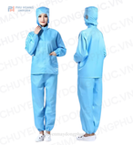  BỘ QUẦN ÁO CHỐNG TĨNH ĐIỆN NGÀNH THỦY SẢN 003 