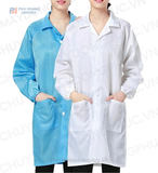  ÁO CHOÀNG PHÒNG SẠCH CHỐNG TĨNH ĐIỆN NGÀNH THỦY SẢN 001 