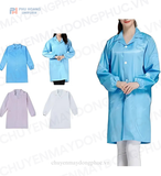  ÁO CHOÀNG PHÒNG SẠCH CHỐNG TĨNH ĐIỆN NGÀNH THỦY SẢN 001 