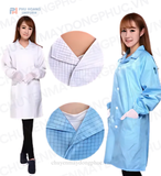  ÁO CHOÀNG PHÒNG SẠCH CHỐNG TĨNH ĐIỆN NGÀNH THỦY SẢN 002 