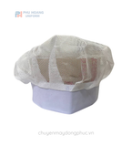  NÓN BẾP LƯỚI MÀU TRẮNG MAY SẴN 021 