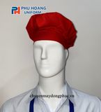  NÓN BẾP MAY SẴN MÀU ĐỎ TƯƠI 001B 