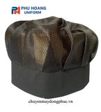  NÓN BẾP LƯỚI MÀU ĐEN MAY SẴN 007B 