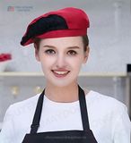  Mũ Nồi Beret Phục Vụ Màu Đỏ – Đen 001 