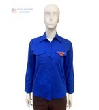  ÁO SƠ MI ĐOÀN THANH NIÊN NỮ TAY DÀI 001 