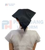  NÓN PHỤC VỤ TAM GIÁC MAY SẴN MÀU ĐEN 