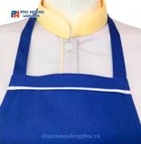  TẠP DỀ MÀU XANH DƯƠNG VIỀN TRẮNG MAY SẴN 