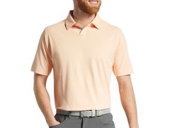 31384 Áo FJ Solid Stretch Pique with Floral Trim