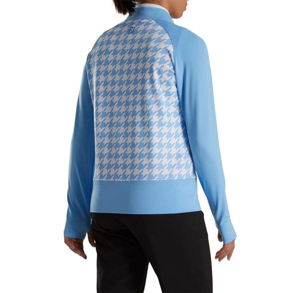 87334 Áo FJ Full Zip Houndstooth Print Midlayer