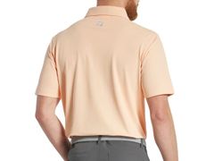 31384 Áo FJ Solid Stretch Pique with Floral Trim