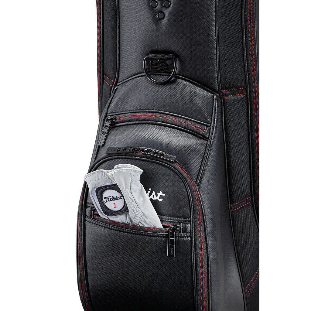 TB23ACBA-06 Túi gậy Titleist ASPIRER CART BAG BLACK/RED