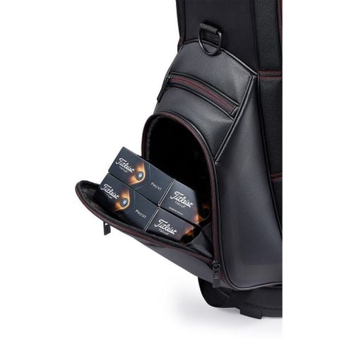 TB23ACBA-06 Túi gậy Titleist ASPIRER CART BAG BLACK/RED