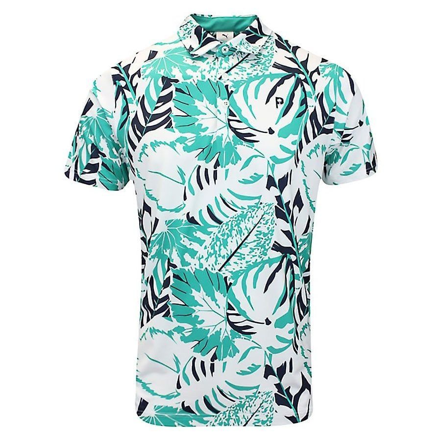 THÔNG TIN ÁO GOLF NGẮN TAY PUMA X PTC PALM GLITCH POLO SPARKLING GREEN