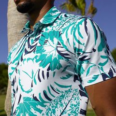 62683202 Áo Puma x PTC PALM GLITCH POLO Sparkling Green-Fresh Mint