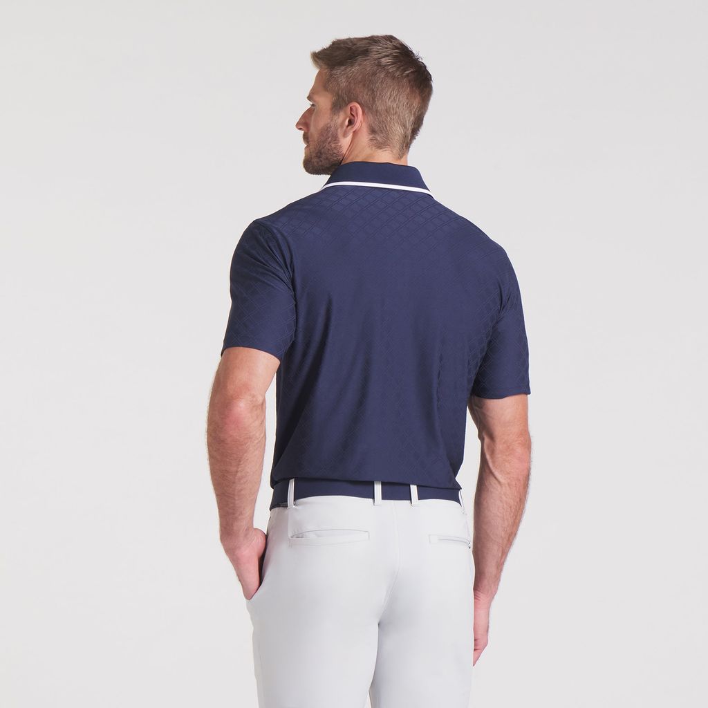 63017903 Áo Puma x AP Tipped Jacquard Polo Deep Nvy