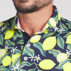 63029901 Áo Puma x AP Lemon Branch Polo Deep Nvy