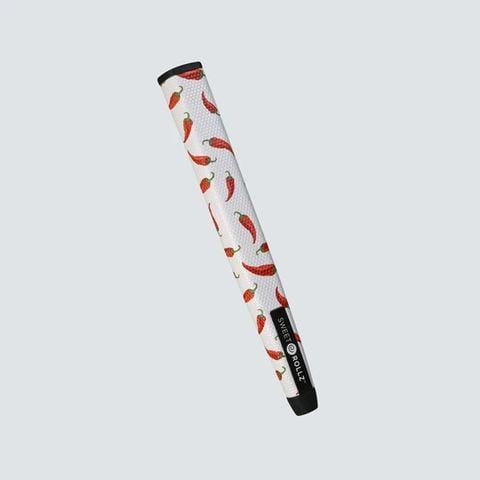 Grip Putter Sweet Rollz Heat - White background with chili peppers
