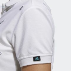 HA0182 Áo Adidas W Pg Monog Polo White