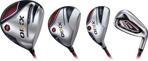 Bộ Fullset XXIO XX12 Red Flex R Gồm: Dr, FW, Res, Iron, Put (Trừ túi gậy)
