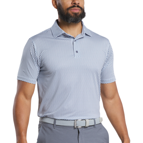 32570 Áo FJ Houndstooth Geo Lisle, Spread Collar