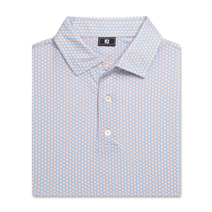 32571 Áo FJ Houndstooth Geo Lisle, Spread Collar