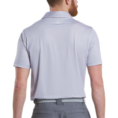 32571 Áo FJ Houndstooth Geo Lisle, Spread Collar