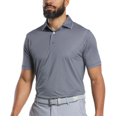 32572 Áo FJ Houndstooth Geo Lisle, Spread Collar