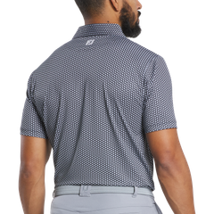 32572 Áo FJ Houndstooth Geo Lisle, Spread Collar