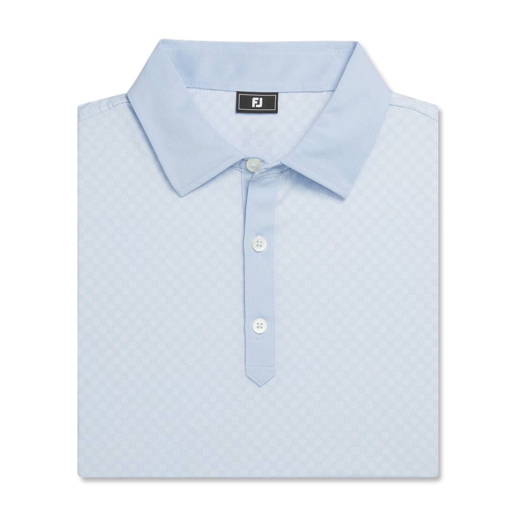 32573 Áo FJ Checker Jacquard, Self Collar