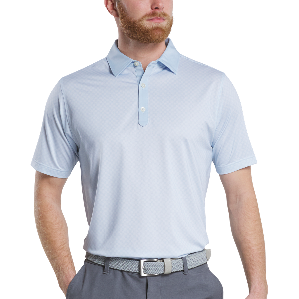 32573 Áo FJ Checker Jacquard, Self Collar