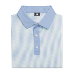 32583 Áo FJ Lattice Print Lisle, Self Collar