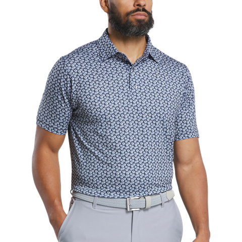 32599 Áo FJ Floral Sketch Print Lisle, Self Collar
