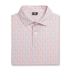 32600 Áo FJ Floral Sketch Print Lisle, Self Collar