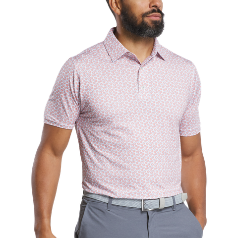 32600 Áo FJ Floral Sketch Print Lisle, Self Collar