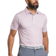 32600 Áo FJ Floral Sketch Print Lisle, Self Collar