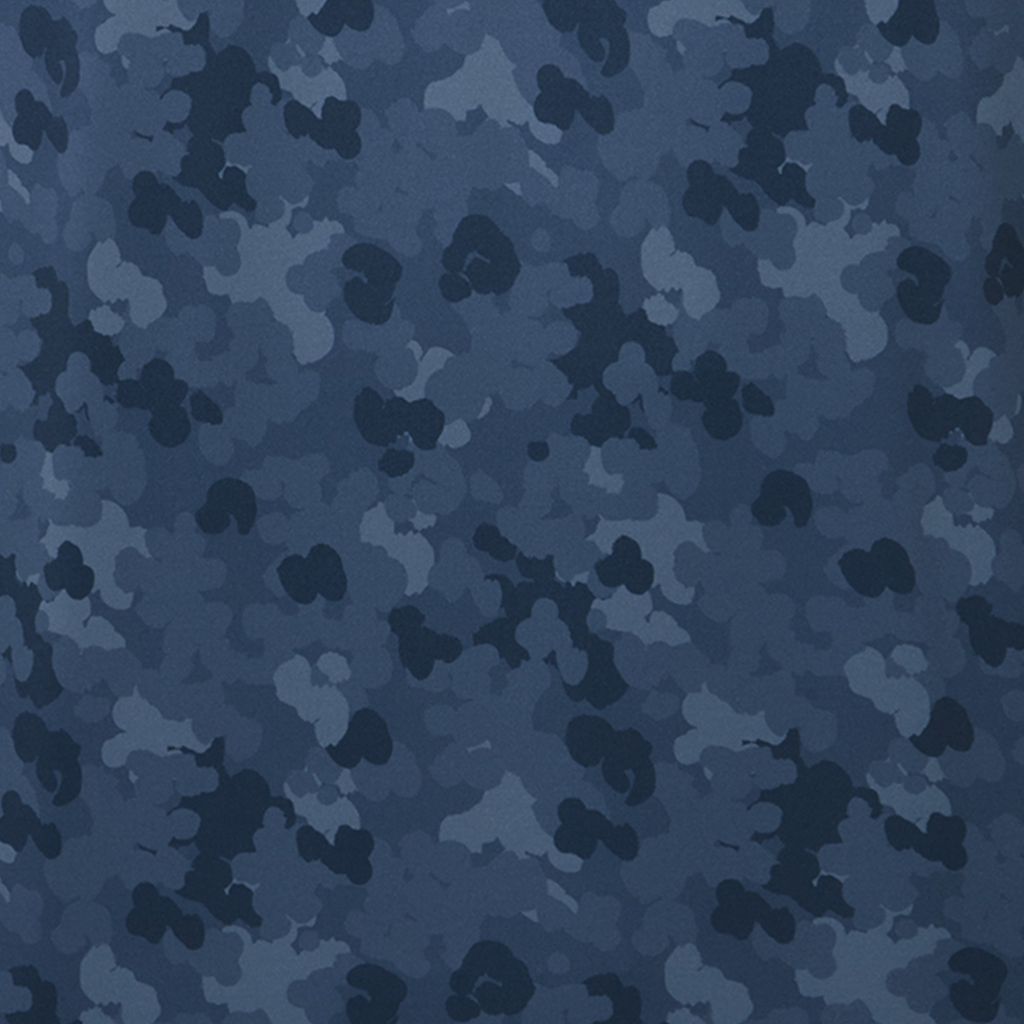32689 Áo FJ Leaf Camo Lisle, Self Collar