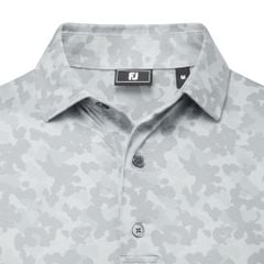 32690 Áo FJ Leaf Camo Lisle, Self Collar