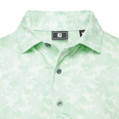 32695 Áo FJ Leaf Camo Lisle, Self Collar