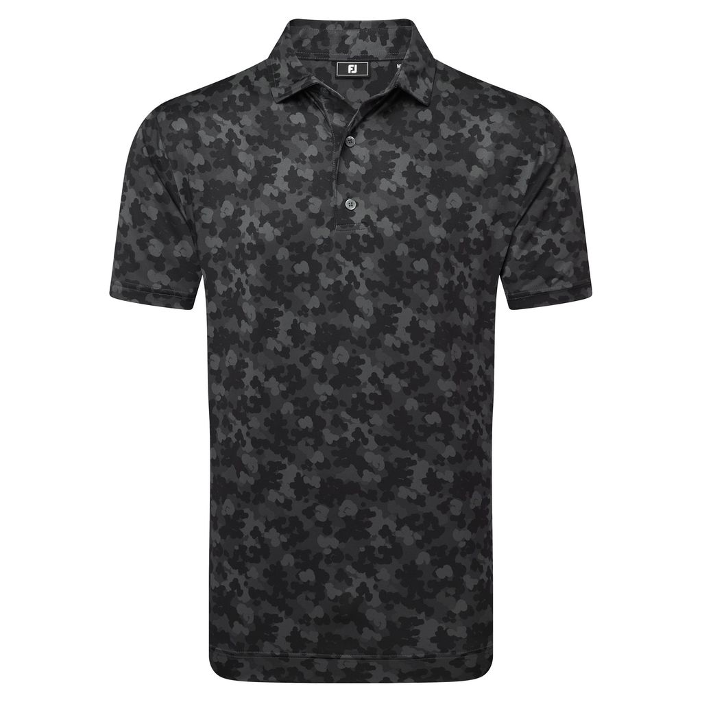 32696 Áo FJ Leaf Camo Lisle, Self Collar