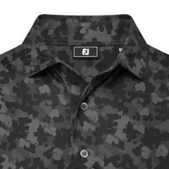 32696 Áo FJ Leaf Camo Lisle, Self Collar