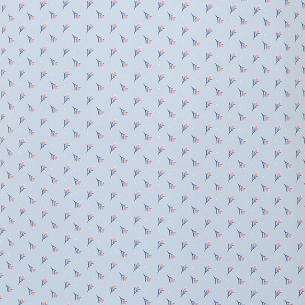 32697 Áo FJ Flower Bud Foulard, Self Collar