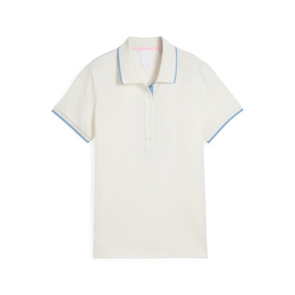 62685405 Áo Puma x AP W PIQUE POLO Warm Wht