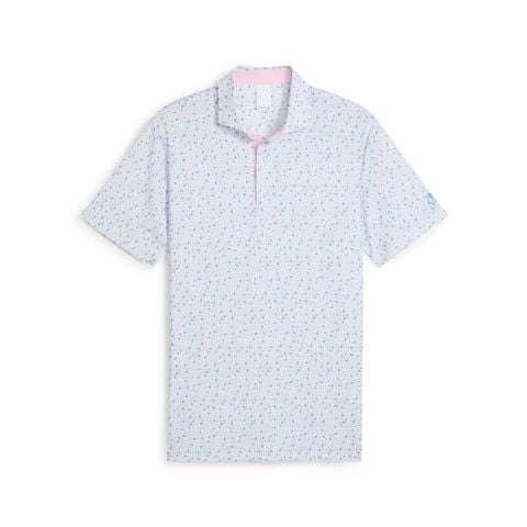 63029802 Áo Puma X AP Tea Time Polo Wht Glow-Zen Blue