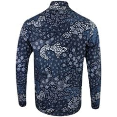 62840601 Áo Puma Cloudspun Bloom Camo 1/4 Zip Deep Nvy-Filtered Ash