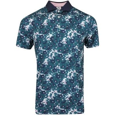62395404 Áo Puma x AP FLORAL POLO Cold Green