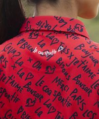 QGWXJA18V-RD00 Áo cộc tay Le Coq Sportif