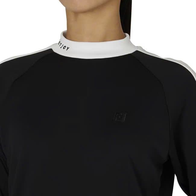 32259 Áo FJ 3/4 sleeve solid mock