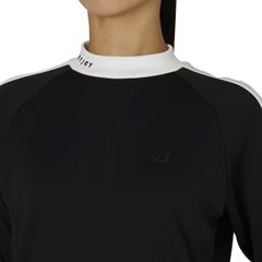 32259 Áo FJ 3/4 sleeve solid mock