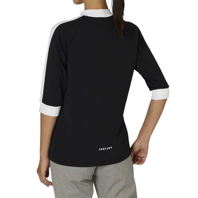32259 Áo FJ 3/4 sleeve solid mock
