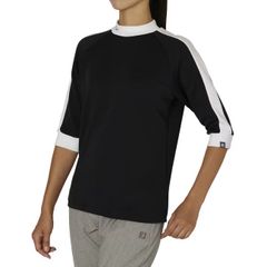 32259 Áo FJ 3/4 sleeve solid mock